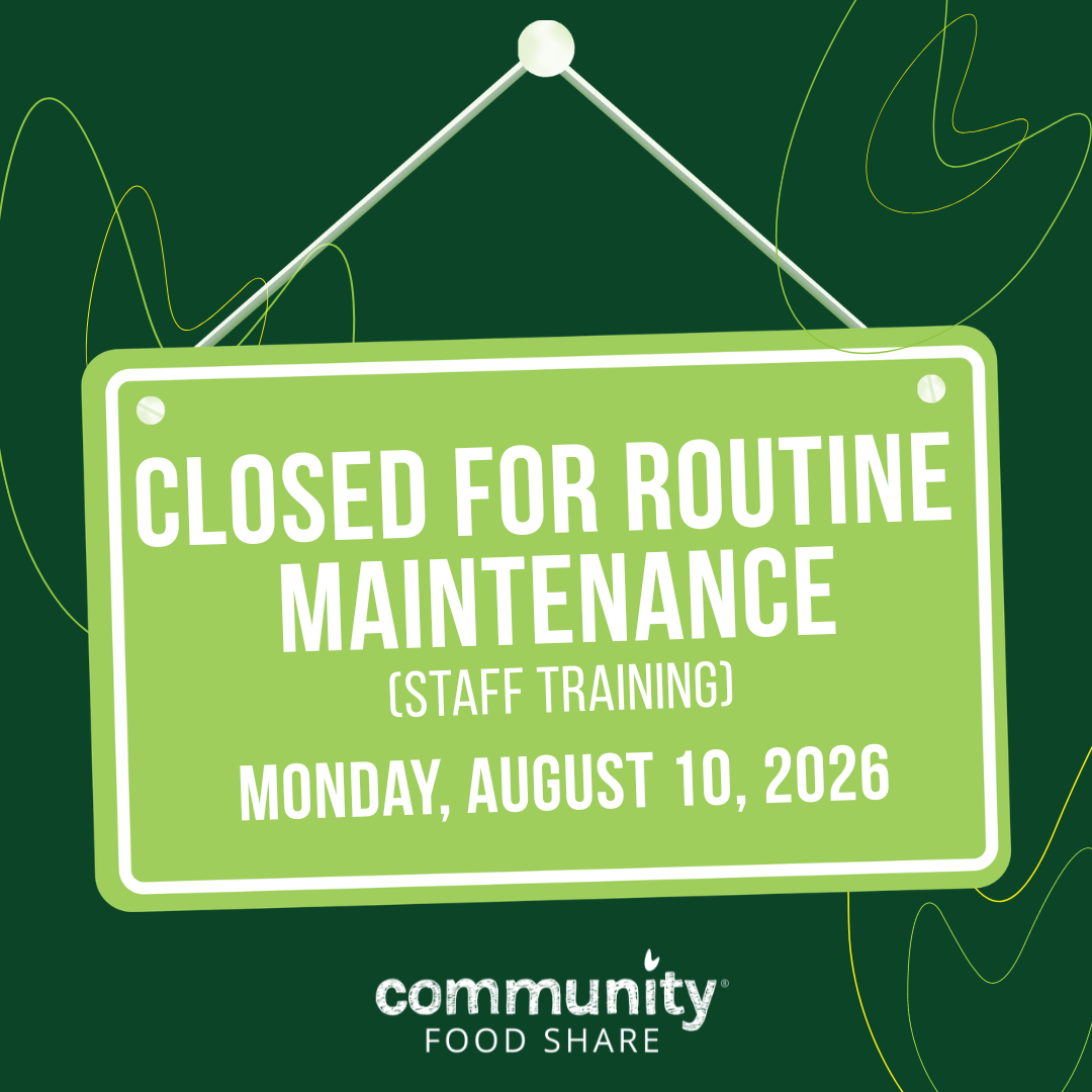Closed for routine maintenance (Staff Training) Monday, August 10, 2026